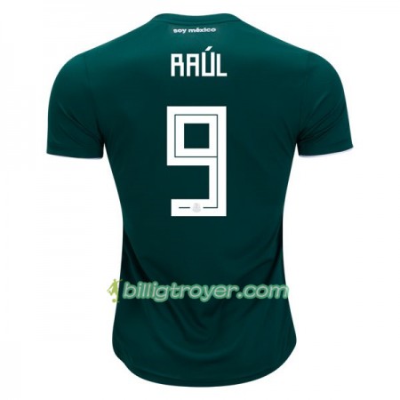 Billige Fotballdrakter Mexico Raul 9 VM 2018 Hjemmedraktsett